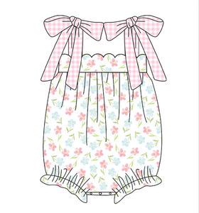 All'ingrosso <span class=keywords><strong>abbigliamento</strong></span> per bambini in seta di latte senza maniche per bambini in cotone stampa floreale per bambini e bambine rosa set/bolle - Product Image 3