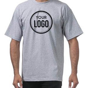 Personalizada de alta calidad Streetwear Pro Club hombres en blanco de gran tamaño Drop Shoulder Pro Club Heavyweight camiseta para hombres - Product Image 5