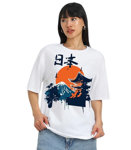 2024 de talla grande para mujer, camiseta estampada a la moda de Color sólido con hombros caídos, camiseta informal personalizada con hombros caídos para mujer - Product Image 3
