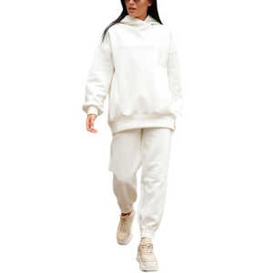 Ropa de calle con logotipo personalizado, sudadera de mujer, pulóver, sudaderas con capucha de gimnasio, Sudadera corta para mujer, conjunto de Top corto informal con capucha para mujer - Product Image 1