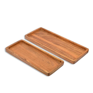 Meilleure vaisselle en bois de haute qualité, plateau de service de table au design moderne et vintage pour les fêtes de mariage à la maison à des prix abordables - Product Image 1