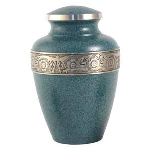 Hot Selling American Style Bluish Stone Cremation Urn Metal Funeral Memorial <b>Ashes</b> <b>Casket</b> with Pleasant Design <b>for</b> <b>Ashes</b> Storage - Product Image 4