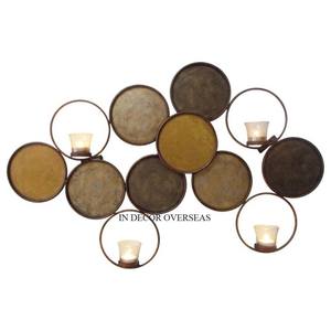 Venta caliente de alto grado chapado en oro de la mejor calidad de Metal hecho aspecto atractivo hogar sala de estar y vestíbulo decoración de pared interior Sconce - Product Image 3