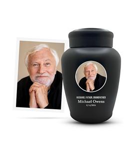 1-รูปภาพของคุณนี่คือโกศสำหรับผู้ใหญ่ขี้เถ้าเหล็กสแตนเลสสีดำขนาดกำหนดเองได้ - Product Image 6