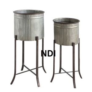 Maceta de flores de Metal con acabado antiguo, decoración de fiesta interior y exterior para bodas, macetas de flores, decoración de Hotel de lujo - Product Image 4