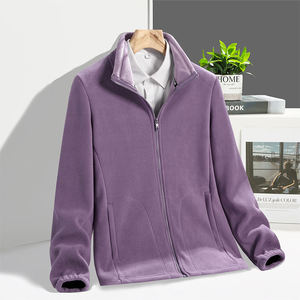 Chaqueta polar de lona con cremallera para hombre, ropa térmica de invierno para actividades al aire libre, para senderismo y esquí, cálida y transpirable - Product Image 4