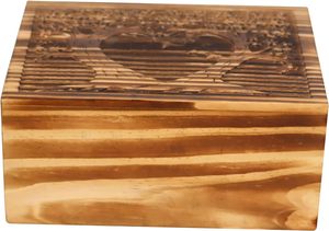 Wooden Urn <b>Box</b> <b>For</b> Male and Female Decorative Urns <b>For</b> Adult <b>Ashes</b> Wood Cremation Funeral Handmade Burial - Product Image 4