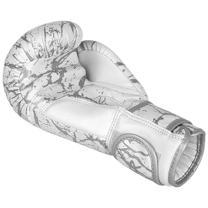 Gants de boxe professionnels personnalisés de haute qualité en cuir PU en vrac avec sangle noire niveau professionnel gants de boxe personnalisés - Product Image 3