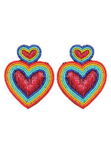 Fabriqué à la main nouvelle arrivée Design classique femmes mode perlé oiseaux boucle d'oreille pour vêtements de fête disponible au prix de gros pour l'exportation - Product Image 4