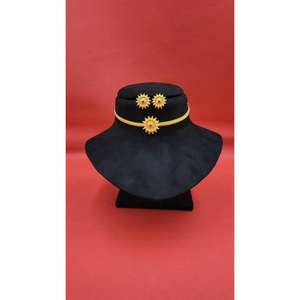 Luxury Design Iron Casting Choker Set with <b>Matching</b> Earrings & Antique Finish for Women Fashion Jewelry Use for Worldwide Export - Product Image 1