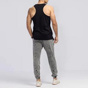 Débardeur pour homme avec logo personnalisé du meilleur fabricant Gym Fitness Workout Shirt Spandex Custom Design Men Tank Top Singlet - Product Image 3