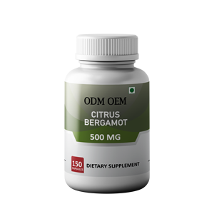 OEM ODM 150 capsules de bergamote d'agrumes supplément à base de plantes de soutien pour adultes marque privée de santé naturelle en vrac - Product Image 1