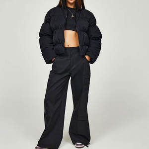 Chaqueta de Invierno Acolchada Personalizada de Alta Calidad para Mujer, Abrigo Largo Estampado Transpirable para Venta en Línea - Product Image 1