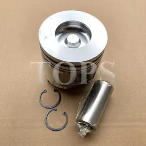 piston kit with pin and clips 123907-22081 for Yanmar 4TNV106 4D106 S4D106 4TNV106T excavator spare parts