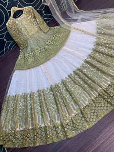 Lehenga Choli de designer, dernier modèle, magnifique travail en jacquard, pallu riche, sari intégral - Product Image 6