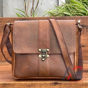 Bolsos de mensajero Satchel de cuero de grano completo Vintage para hombre de fabricante Bolsos de hombro de negocios de cuero genuino para el trabajo y el viaje - Product Image 1