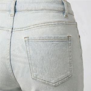 Factory Outlet <b>Women</b> <b>Jeans</b> Pant Cotton Low MOQ Wholesale Price XL Size Logo Decoration Summer Winter Seasons Premium Trousers - Product Image 5