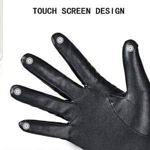 Gants en cuir élégants pour hommes 2026, gants doux pour l'hiver, pour l'extérieur et les occasions décontractées - Product Image 5