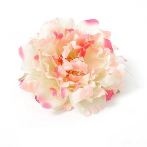 Luckygoods HT253349 Fleur de pivoine artificielle de style ancien faite à la main, fleurs artificielles pour la décoration de mariage, Noël et Nouvel An - Product Image 1