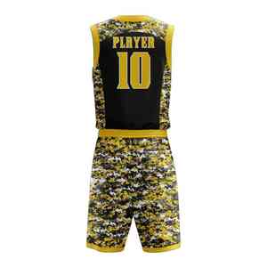 Ropa de baloncesto personalizable más vendida Último diseño con características de sublimación transpirable Logotipo del equipo Uniformes hechos a medida - Product Image 5