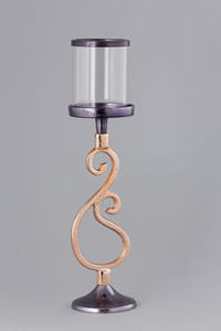 Portavelas de Metal Artístico Moderno con Estilo Minimalista, Apto para Hoteles, Restaurantes y Espacios Contemporáneos - Product Image 3