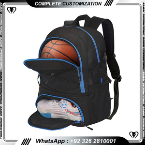 Mochila de viaje con logotipo personalizado para gimnasio, bolsa para balón de fútbol, mochila para baloncesto y fútbol al aire libre para hombre - Product Image 3