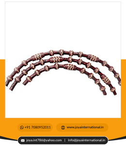 Riendas de Cuero Natural Trenzadas a Mano para Exhibición, Diseño Romel Romal en Color Cereza Nogal, Modelo SRM181 - Product Image 3