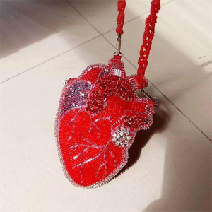 Monedero pequeño colorido para mujeres y niñas, monedero con cuentas de semillas bordadas con diseño de ojos de la India hecho de algodón - Product Image 2