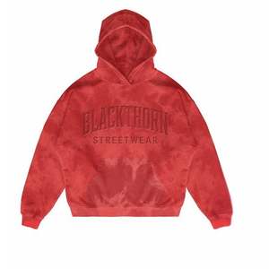 Streetwear personnalisé sweat à capuche imprimé bouffant en détresse lavé à la pierre acide surdimensionné sweats à capuche zippés délavés à l'acide au soleil pour hommes - Product Image 4