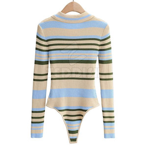 Body moulant sexy à col montant pour femme, haute qualité, personnalisé, 2025, vente en gros, chemises et shorts intégraux, service OEM, adultes PK - Product Image 2