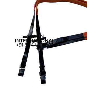 Rênes larges en PVC pour chevaux, avec poignée en caoutchouc antidérapante, résistantes aux intempéries, crochets robustes – Rênes d'entraînement équestre durables - Product Image 5