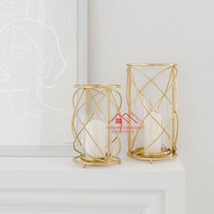 Bougie votive avec bocal en verre Hot Selling Luxury Home Decor Metal Votive High Selling Christmas Decor Metal - Product Image 2