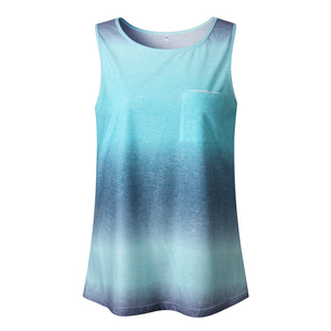 Camiseta sin mangas de entrenamiento de poliéster recortada de alta calidad OEM para mujer, camiseta sin mangas informal XS para Fitness, camiseta sin mangas transpirable con sublimación - Product Image 2