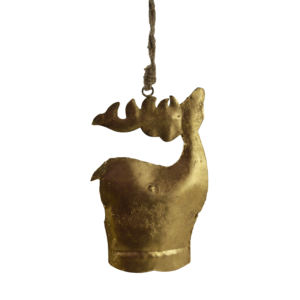 Reno de Metal para colgar el símbolo de la decoración con árboles antiguos dorados, arte de pared para el hogar, interior y exterior, productos de alta calidad - Product Image 1