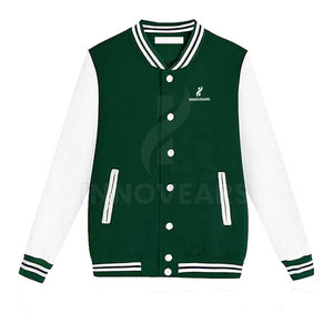 Men's Unisex Lettermen <b>Jacket</b> Custom Button Letter Casual Winter <b>Fleece</b> Breathable High Street Style Wholesale - Product Image 1