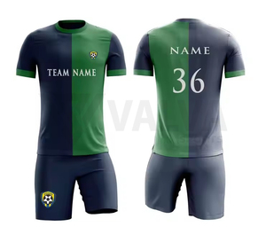 Ensemble de maillots en tissu France avec logo personnalisé haut de gamme et couleur, uniforme de football personnalisé pour adultes avec impression haut de gamme - Product Image 1