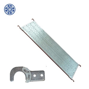 Pedana <span class=keywords><strong>Per</strong></span> Ponteggio Zincata Tavola In Acciaio Passarella Metallica Piano Di Calpestio Costruzione Impalcatura - Product Image 2