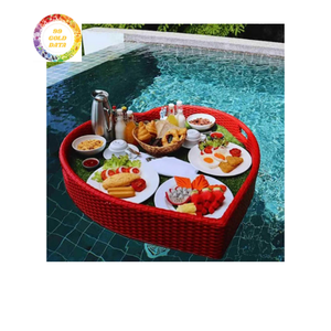 Plateau flottant en rotin en plastique élégant et durable-polyvalent, de haute qualité et économique - Product Image 4