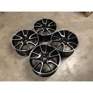 Jantes de style C43 AMG de 20 pouces - Noir brillant usiné, design à cinq branches profondes, nouvelles jantes en alliage pour Classe C et Classe E, 5x114.3 5x108 5x120 5x112 - Product Image 4