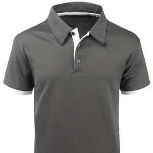 Personnalisé doux 100% coton hommes pour polos respirant col montant imprimé décontracté cravate-teinture conception grande taille golf style décontracté - Product Image 1