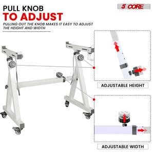 5 Core Keyboard <b>Stand</b> Z Shape Adjustable Foldable Heavy Duty Key Board Piano <b>DJ</b> Controller <b>Stands</b> - Product Image 3