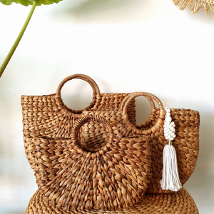 SAC HYACINTHE D'EAU BIOLOGIQUE/ÉLÉGANT FABRIQUÉ POUR UNE UTILISATION POLYVALENTE/FABRIQUÉ AU VIETNAM - Product Image 3