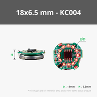 Interrupteur à commande magnétique, anneau lumineux LED avec portée de 1 cm, montage en surface, en bleu, blanc, rouge, alimenté par batterie