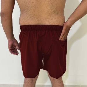 Pantalones cortos deportivos de calle para hombre, diseño OEM, superventas, informales, lisos, cómodos, con cintura elástica, pantalones cortos de verano personalizados, 2026 - Product Image 3