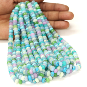 Cuentas Redondas de Cuarzo Multicolor: Gemas de Color Disco para Joyería y Manualidades (7-8 mm) - Product Image 6