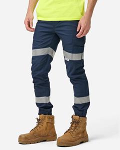 Pantalones de trabajo para hombre, tallas S, M, L, XL, XXL, XXXL, 260g, pantalones de trabajo reflectantes para ropa de trabajo. - Product Image 1