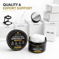 OEM Tampon Dissolvant de Colle à Perruque Formule Légère à Base d'Huile Bisabolol Apaisant Anti-Irritation Parfum Agrumes Nettoyage Rapide des Résidus