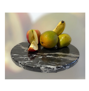 เขียงไม้และหินอ่อนพร้อมที่จับเชือกสำหรับสับเนื้อชีสขนมปังผลไม้ในครัวที่ใช้ - Product Image 2