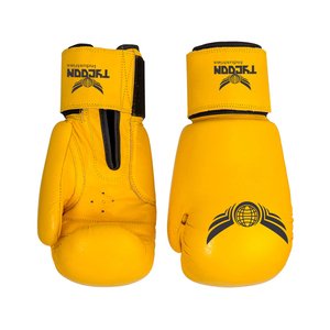 Guantes de boxeo con logotipo impreso personalizado, guantes de boxeo profesionales de piel de vaca, guantes de boxeo para entrenamiento al por mayor - Product Image 2