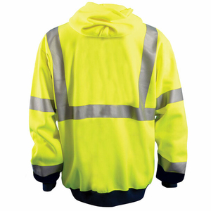 Custom Pink Reflective Safety Hoodie <b>Hi</b> Visibility Workwear with Name Logo for Employee of the Month Runner up - Product Image 5